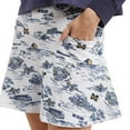 thumbnail image 1 of Women's Smith & Quinn White/Navy Michigan Wolverines Tailgate Collection Molly Skort, 1 of 2
