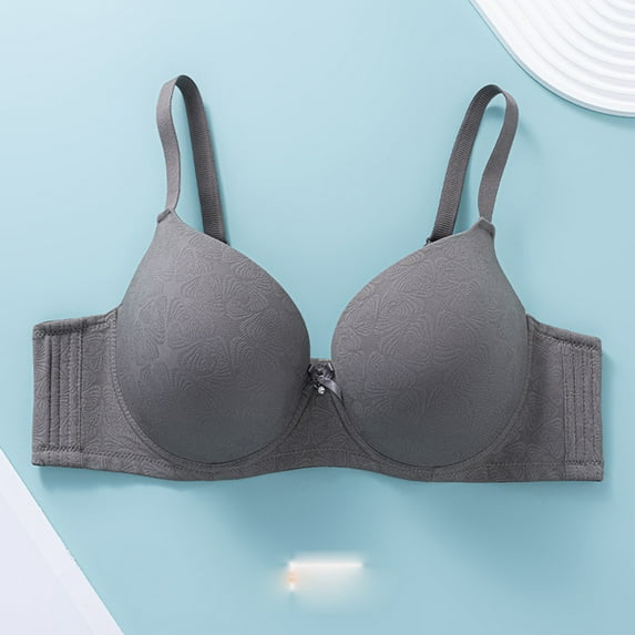 Women's Smooth Cotton T-Shirt Bra,Soft Invisible Under Tees,Women's Wireless Comfort Bra,Bras for Women No Underwire Wireless Push Up Seamless Full Coverage Comfort Sports Everyday Bra Plus Size