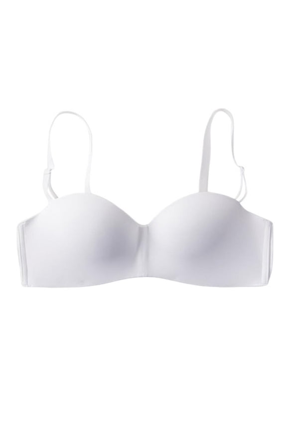 Women's Smooth Finish Strapless Wireless Bra