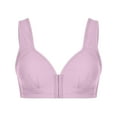 thumbnail image 1 of Women's Smooth Full Cup Bra Stretchy Breathable Comfort Bras Widened Strap Front Closure 18-Hour Postoperative Bra, 1 of 1