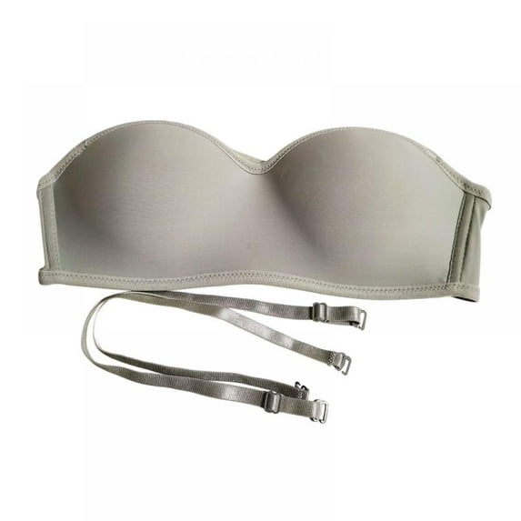 Women's Smoothing Seamless Invisible Bra Wirefree Anti Slip T-shirt Bra for Wedding Dress