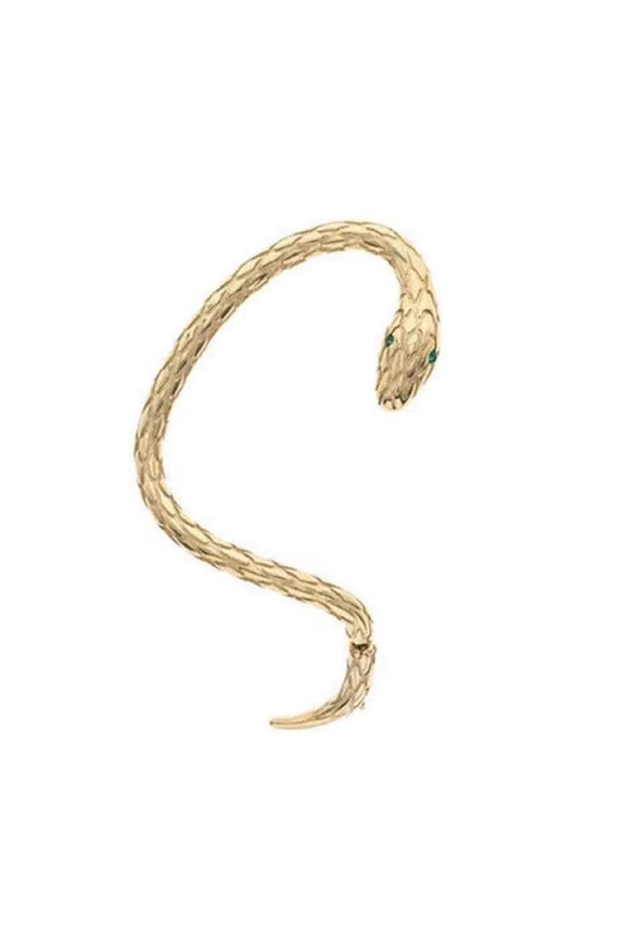 Women's Snake Earrings Gold and Silver Snake Ear Cuff Pierced Snake Climber Earrings Men's Jewelry Gifts for Teen