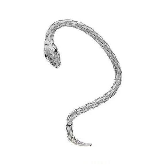 Women's Snake Stud Earrings Gold and Silver Snake Ear Cuff Pierced Snake Climber Earrings Men's Jewelry Gifts for Teen