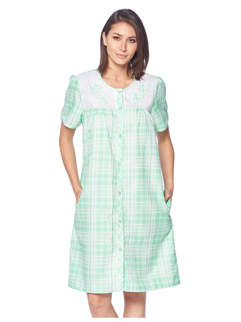 blue and green maxi dress Eddie Bauer Women's Sandbar Seersucker Dress main image 1
