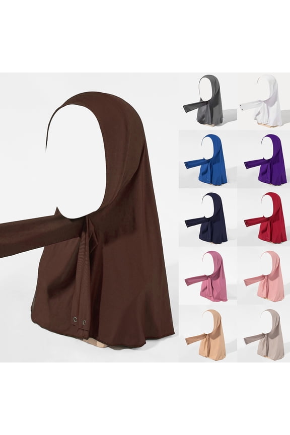 Women's Snap Turban, Stretchy Fabric Head Cover with Button, Simple Solution for Bad Hair Days, Cancer & Recovery Royal Blue