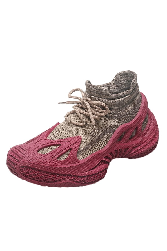 Women's Sneakers Breathable Mesh Platform On Dad Shoes Casual Sports Footwear For Everyday Wear