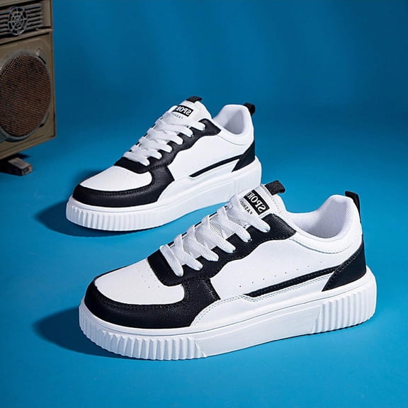 Women's Sneakers - Color Block Design | Lightweight & Breathable for Casual Sports, Outdoor, Office, Travel - Four-Season Comfort