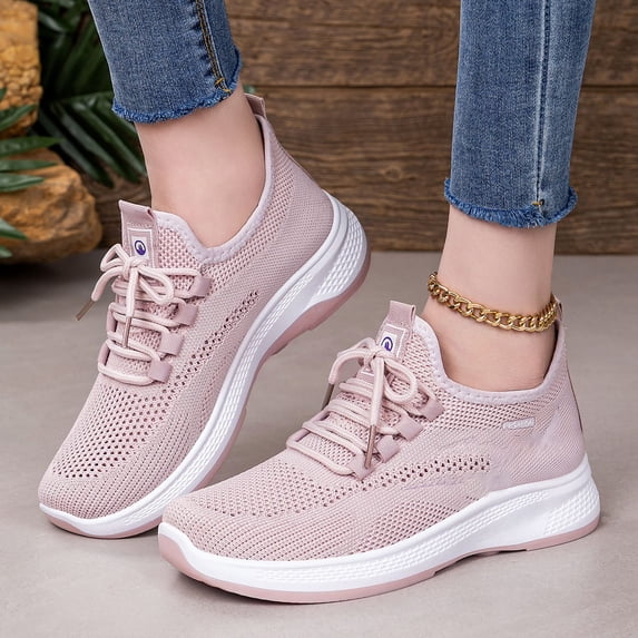 Women's Sneakers Lightweight Tennis Walking Shoes Sports Running Shoes for Woman Mesh Breathable Gym Fashion Sneakers Athletic Comfortable Casual