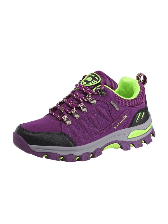 Women's Sneakers Outdoor Sports Climbing Hiking Shoes Waterproof Trekking Running Shoes Anti-Slip Wear-Resistant Climbing Shoes Trail Backpacking Outdoor Hiking Shoes