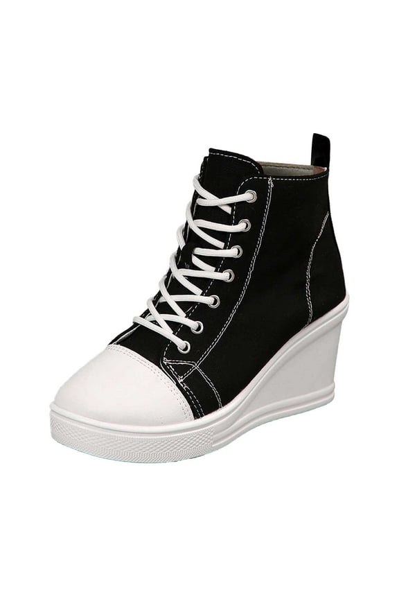 Women's Sneakers with Stylish Design Casual Comfort Women's Casual Shoes Fashion Platform Lace Up Comfortable Everyday Walking Shoes For Spring And Fall