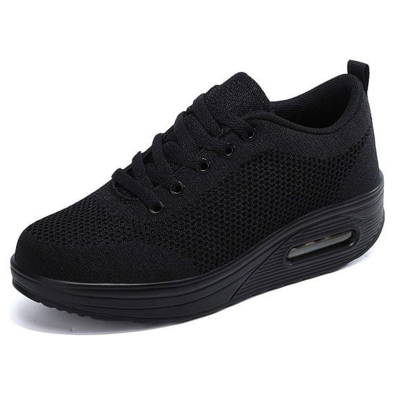Women's Sneakers Walking Sports Shoes Air Cushion Slip On Fitness Shoes Lightweight
