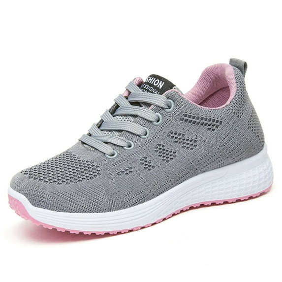 Women's Sneakers,Women's Walking Shoes,Breathable Running Shoes,gray