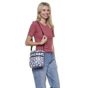 Womens Snoopy Passport Bag Travel Crossbody Purse Woodstock Passport Bag Gray