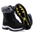 thumbnail image 1 of Women’s Snow Boot Waterproof Lace Up Mid-Calf Outdoor Winter Rubber Sole Deep Tread, 1 of 6