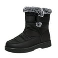 thumbnail image 1 of Women's Snow Boots - Fashionable Winter Comfortable Mid Boots for Couples for Keeping Warm in Snowy Conditions, 1 of 9