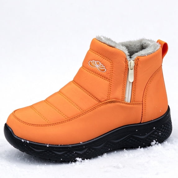 Women's Snow Boots Faux Fur Lined Winter Boots Waterproof Insulated Snow Shoes