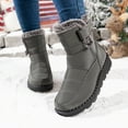 thumbnail image 1 of Women's Snow Boots | Waterproof Faux Fur Lined | Warm Cozy Winter Booties | Anti-Slip Sole | Stylish Outdoor Shoes, 1 of 10