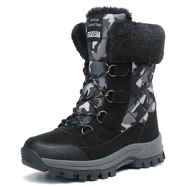 Women's Snow Boots Waterproof Slip Resistant Anti-Slip Cold