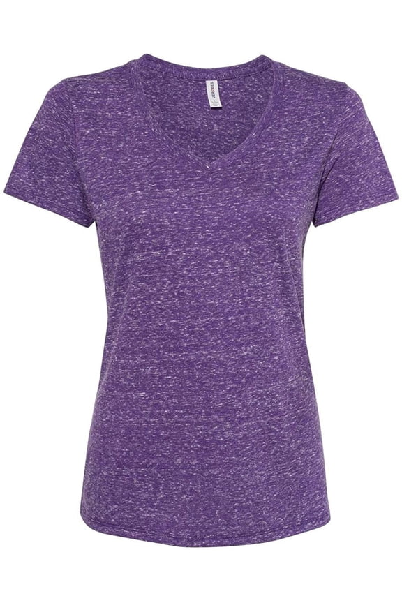 Women's Snow Heather Jersey V-Neck