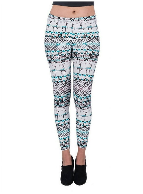 Women's Snowbound Design Full Length Stretchy Leggings