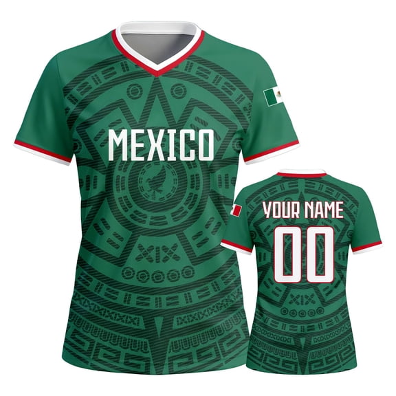 Women's Soccer Jerseys Customizable National Team Personalized Name Number Football Shirt Breathable Quick Dry Sports Top For Fans Matches And Training