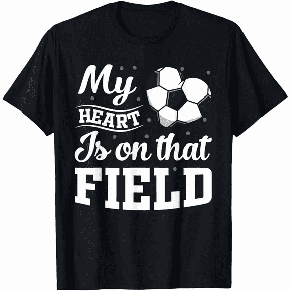 Women's Soccer Mom Printed Graphic Tee Funny Cute Short Sleeve Crewneck Casual Cotton T-Shirt