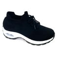 thumbnail image 1 of Women's Sock Sneakers Air Cushion Platform Mesh Fashion Walking Lace Up Shoes, 1 of 5