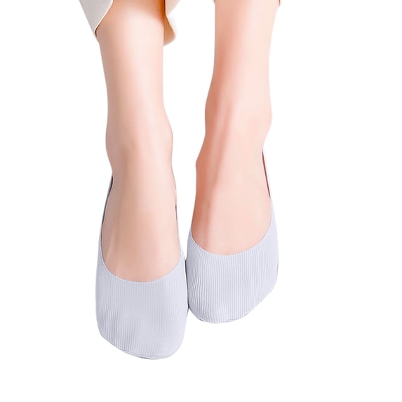 Women's Socks 1 Pair Ballerina Solid Non-Slip Lace Splice No Show