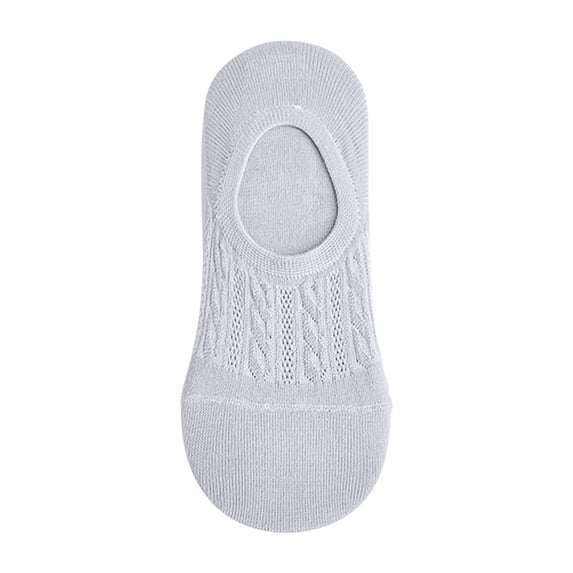 Womens Socks No Show Cotton Mesh Ventilated Non Slip Low Cut