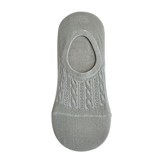 Womens Socks No Show Cotton Mesh Ventilated Non Slip Low Cut