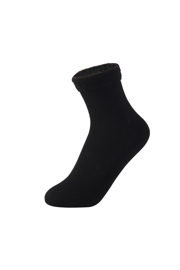 Women's Socks - Thermal Crew Socks for Extreme Cold Weather Insulated Winter Boot Stockings with Heated Warmth Technology,Black