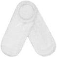 thumbnail image 1 of BambooMN Women's Soft Breathable Fuzzy Travel Slipper Socks with Non-Slip Bottom - White - 1 Pair, 1 of 8