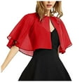 thumbnail image 1 of Women's Soft Chiffon Shawl Wraps For Evening Dress Wedding Cape Flapper Cover Up Thin Scarf Wool Scarf Women Shawl Wraps for Women Blanket Shawl for Women with Sleeves Blanket Shawl Wraps for Women, 1 of 3