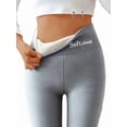 thumbnail image 1 of Women's Soft Cloud Fleece Lined Leggings, Warm Winter Thermal Leggings, Cozy Stretchy Pants for Daily Wear, 1 of 6