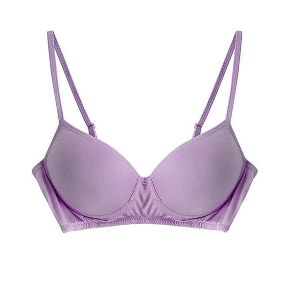 Women's Soft Comfortable Breathable Floral Bra Non-Wired Lightweight Support Everyday Wear