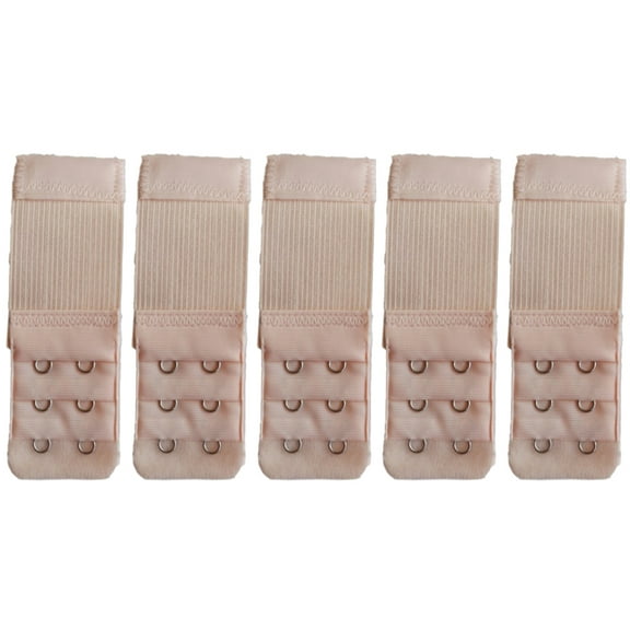 Women's Soft Comfortable Elastic Bra Extenders Bra Extension Strap 2 Hook 3 Row Lady's Bra Extender Bra Band-skin