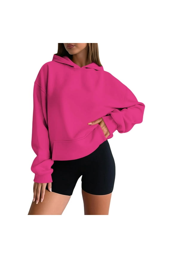 Women’s Soft Comfortable Pullover Hoodie Casual Lightweight Everyday Wear Cozy Relaxed Fit Hooded Sweatshirt for Lounge or Outings