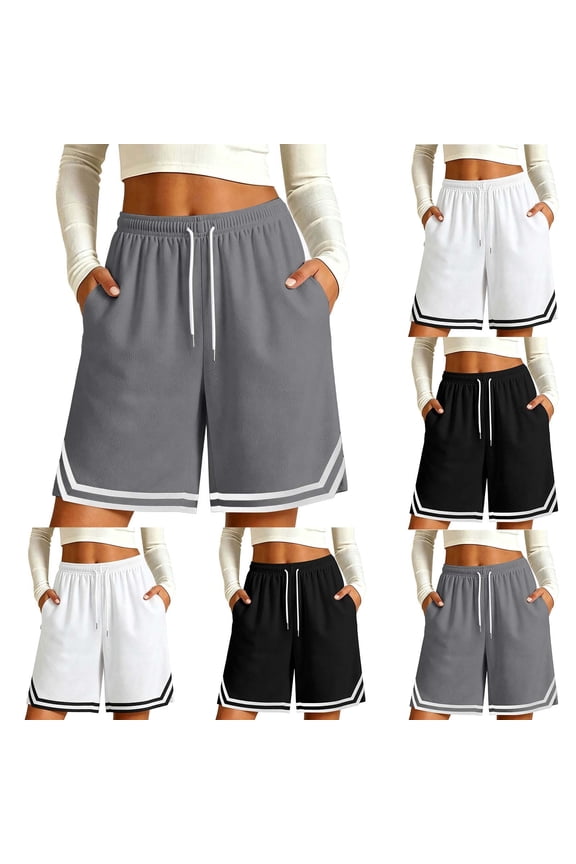 Women's Soft Cotton Casual Comfort Jogger Pants, Drawstring Elastic Waistband, Tapered Leg with Double Side Pockets, For Yoga, Workout, Lounge, | TruHer,Dark Gray L