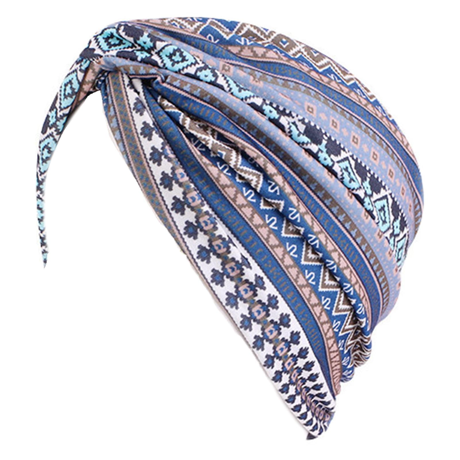 Women's Soft Modal Cotton Beanie Turban - Pre-Tied Chemo Cap & Fashion Bandana