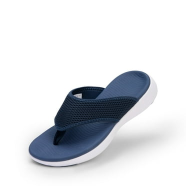 BURUDANI Women's Soft Cushion Flip Flops Thong Sandals Slippers for Indoor and Outdoor with Arch Support