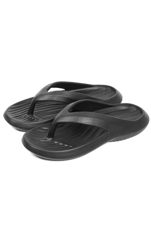Women's Soft EVA Flip Flops Non-slip Open Toe Casual Summer Footwear Black 40