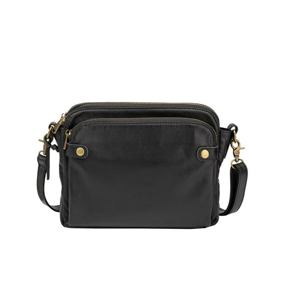 Women's Soft Faux Leather Crossbody Bags Waterproof Messenger Shoulder Bags with Card Holder