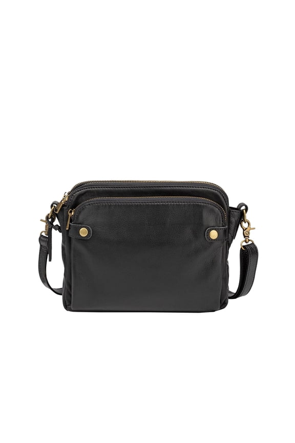 Women's Soft Faux Leather Crossbody Bags Waterproof Messenger Shoulder Bags with Card Holder