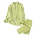 thumbnail image 1 of Women's Soft Flannel Pajama Set Cozy Thermal Winter Sleepwear Home Outfit, 1 of 2