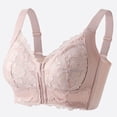 thumbnail image 1 of Women's Soft Front Zip Wireless Lifting Bra Comfortable Shaping Bra Everyday Supportive Bra, 1 of 4