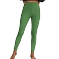 thumbnail image 1 of Women's Soft High Waisted Ankle Length Leggings Solid-Color Stretch Leggings For Fitness, Running, And Leisure Wear 20+ Colors, 1 of 6