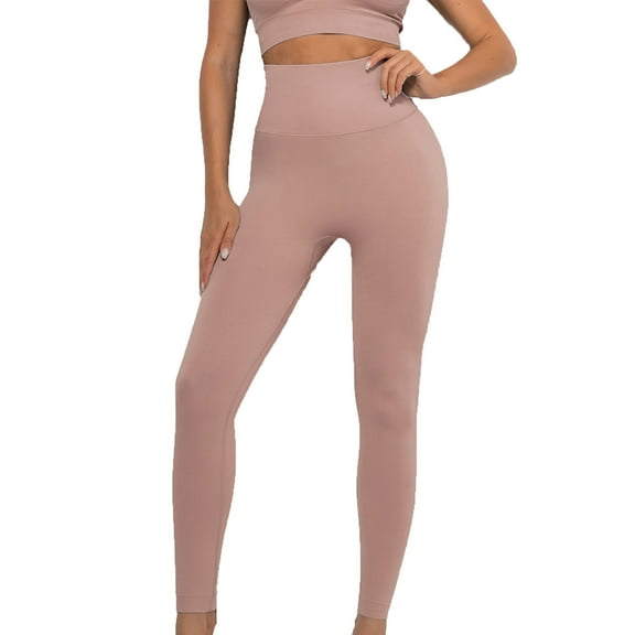 Women's Soft High Waisted Seamless Leggings Yoga Pants Women Comfortable Casual Solid Color Tight Fitting High Waist Lifting Buttocks Yoga Full Length Pants Stretch Workout Shirts Women