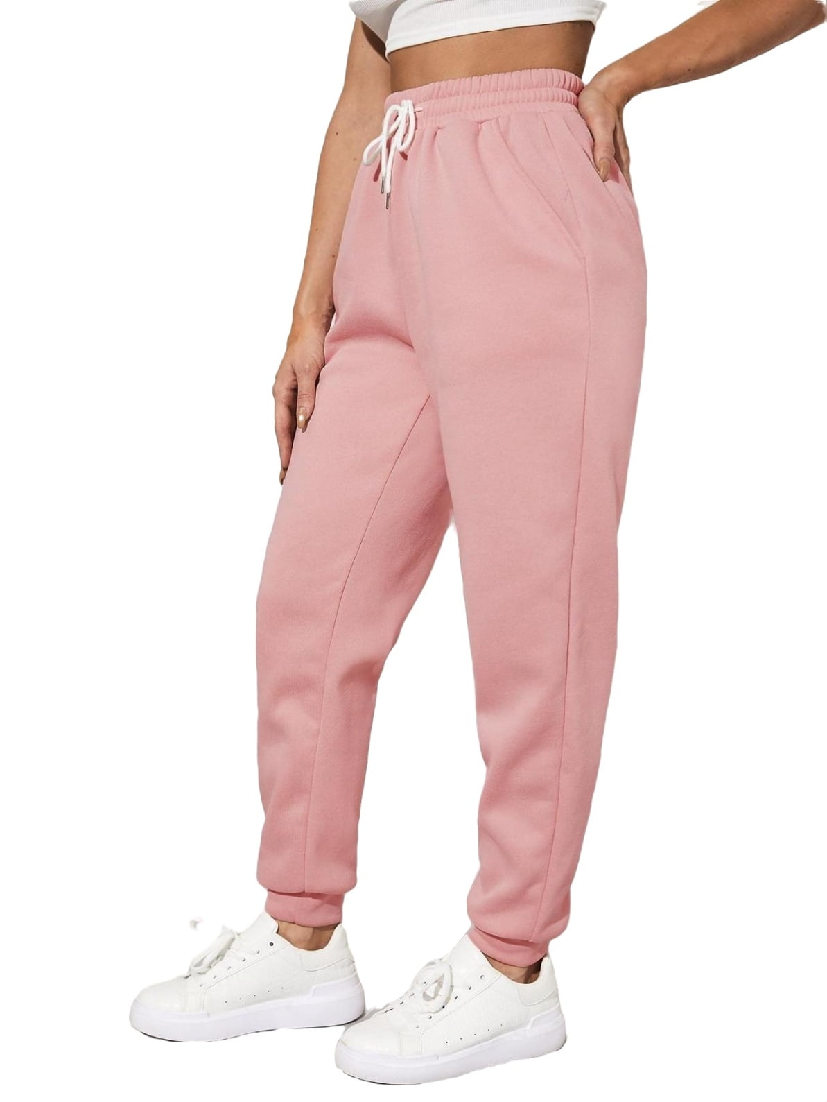 Women s Soft Jogger Pants Drawstring Lightweight Sweatpants S Walmart