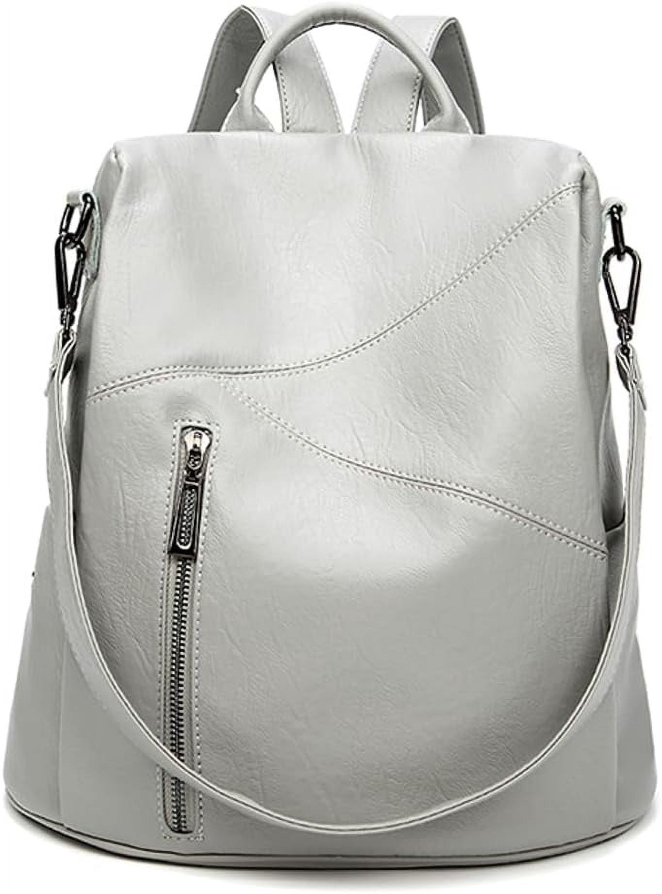 3358 Leather Backpack Purse Antitheft Rucksack Soft Work Casual Daypack ALTOSY Soft Leather Backpack Purse For Women Anti-theft  main image 2