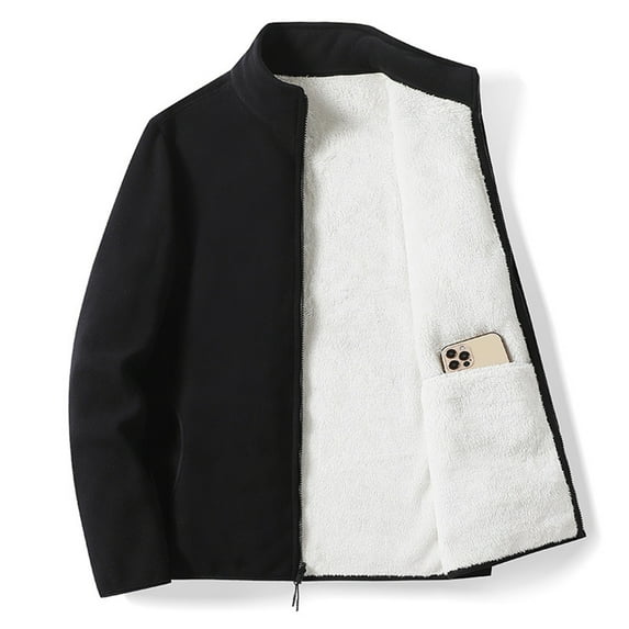 Women's Soft Lined Full Zip Polar Jacket Fuzzy Coats Jackets Women's Snow Jacket Top Petite Warm Coat Bed Jackets Jacket Women Embroide Dressy Jacket Woman Warm Jackets Jacket for Women And